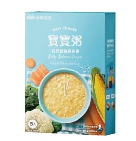波提寶寶粥-好鈣鮭魚昆布粥 （5包裝）150g 6個月以上