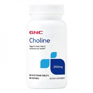 美國 GNC 膽鹼 CHOLINE 250MG 100粒