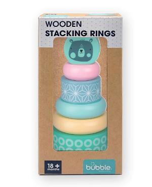 BUBBLE- 木製疊疊環