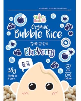 BABY BASIC 寶寶百味 有機波波米(藍苺)6M+