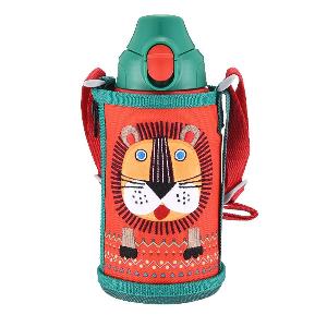TIGER虎牌獅子兒童保溫杯紅色600ml  日本版