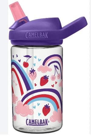  CamelBak eddy+兒童吸管運動水瓶RENEW 漿果彩虹