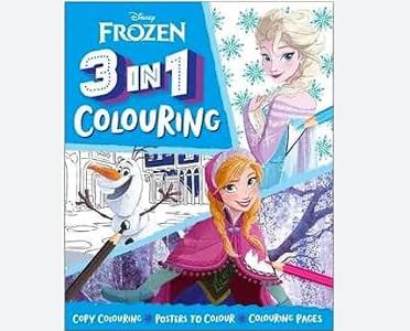 Frozen 3 in 1填色冊
