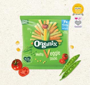 Organix 蔬菜脆條7m+