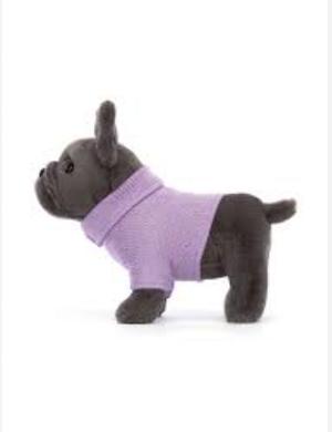 JELLYCAT 紫色法國鬥牛犬 17CM