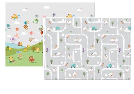 Parklon Prime Living Double-Sided Mat 雙面地墊Balloon Alphabet + Downtown Duck