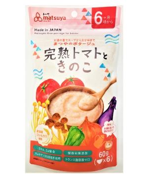 Matsuya松屋即沖嬰兒米糊 (完熟蕃茄+本菇野菜味) 60克(6m+)