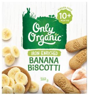 Only Organic 有機香蕉手指餅 10m+