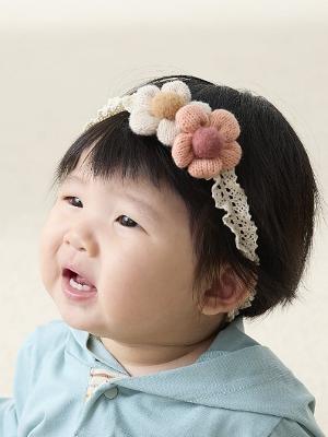  BENNY嬰兒髮帶【花花布蕾絲】