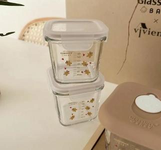 vivienda x glasslock 6 個混合分級嬰兒 食品容器和保冷袋套裝