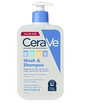 CeraVe 適樂膚 Baby Wash Shampoo 嬰幼兒二合一洗髮 沐浴露 473ml