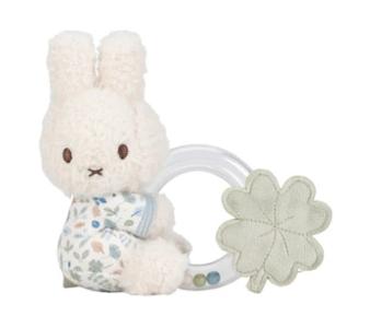 Miffy Little Dutch Rattle Ring - Lucky Leaves