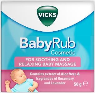 Vicks BabyRub嬰兒舒緩放鬆通鼻膏50g