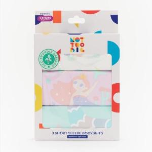BAMBOO BODYSUITS SS 3PK MERMAID