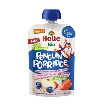 有機唧唧裝蘋果雜莓燕麥藜麥蓉(Penguin Porridge)