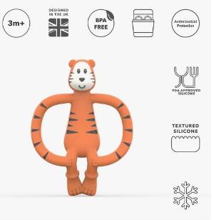 動物牙膠固齒器 - -Teddy tiger