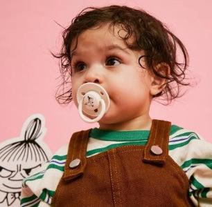 BIBS x MOOMIN 矽膠奶嘴2個裝 - Little My 小美 (one size)