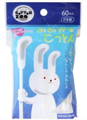 日本 平和 嬰兒細軸棉棒 (60枝)
