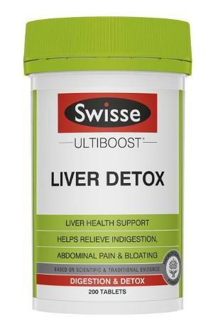 澳洲 Swisse Liver Detox 護肝片 200粒裝(成年人食用)