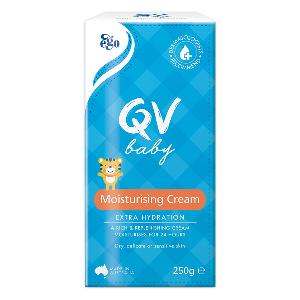 澳洲 EGO QV 24小時溫和滋潤嬰幼兒保濕潤膚面霜250g(新包装)