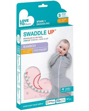 Love to Dream Swaddle UP Bamboo Pink (m)