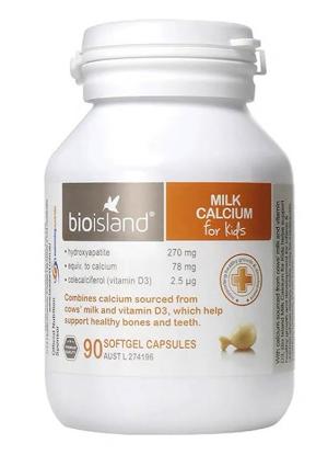 澳洲 Bio Island Milk Calcium 嬰兒兒童乳鈣 (90粒)(7個月以上食用)